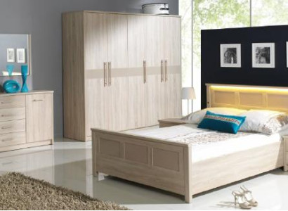 Bedroom Furniture Furnishings Bed Wardrobe Chest of drawers Complete Set Chest of drawers